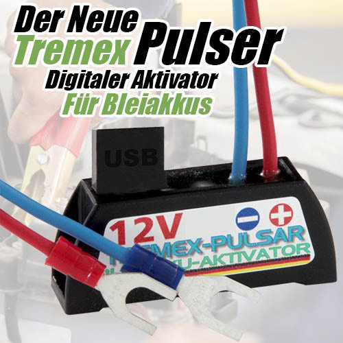 Tremex Pulser digitaler Bleiakku Aktivator 6V und 12V inkl. USB