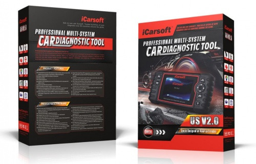 iCarsoft US V2.0 für Ford GM Chevrolet Buick Cadillac GMC Chrysler Jeep Holden Diagnose Service uvm.