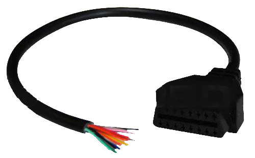 Adapter OBD2 16 Pin auf offenes Kabel (16 Adern)