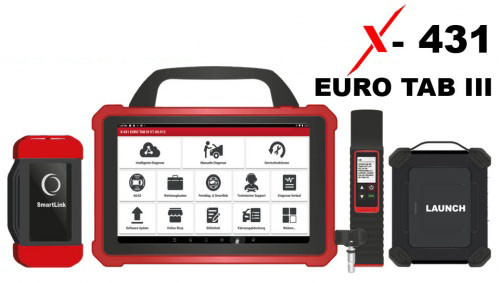 Launch X-431 Euro Tab III Profi Diagnosegerät für alle KFZ Hersteller