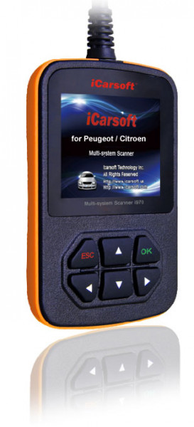 iCarsoft i970 Diagnose für Peugeot & Citroen 307 407 607 807 C1 DS3 uvm.