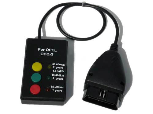 Servicerücksteller für Opel ab 1997 (OBD-II 16 Pin)