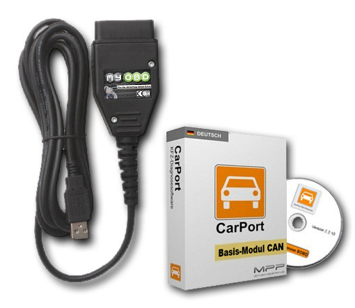 CarPort Edition Vollversion + KKL & CAN Interface Für VAG VW Audi Seat Skoda
