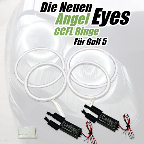 CCFL Nachrüst Angel Eyes für alle Golf V 5 Scheinwerfer