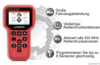 Launch CRT-511 Diagnosegerät TPMS RDKS lesen...