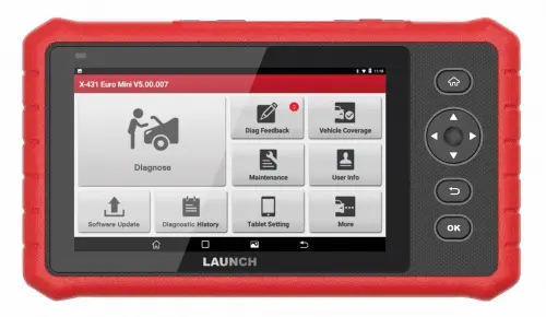 Original LAUNCH Europe X-431 Euro Mini Profi Diagnosegerät für alle Steuergeräte Codieren Service Sonderfunktionen