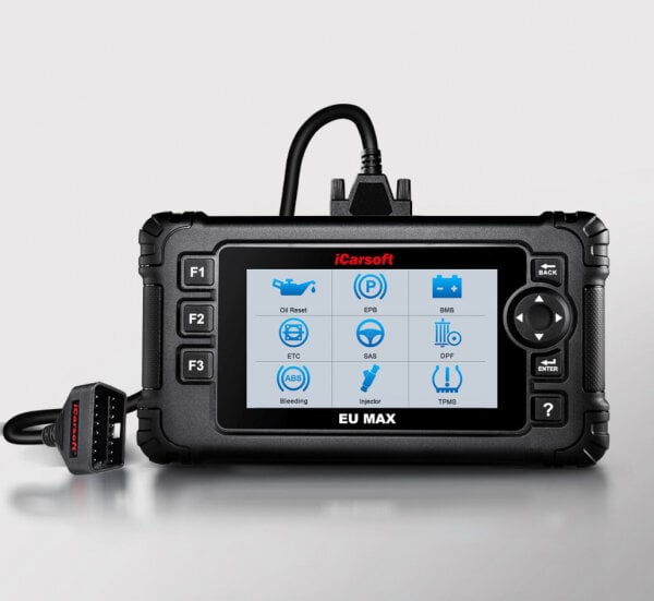 iCarsoft V3 EU Max für europäische PKW Profi Diagnose Gerät Fehler lesen löschen Service ABS AIRBAG