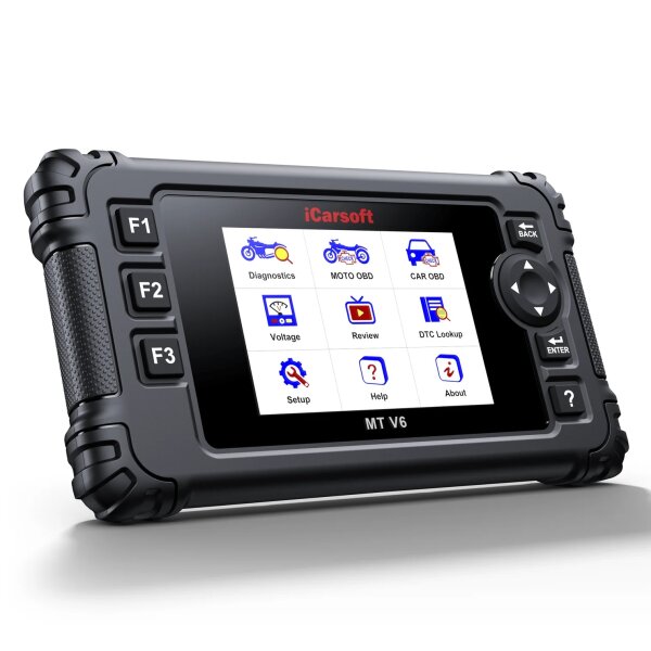 iCarsoft MT V6 für BMW Diagnosegerät für Motorräder OBD Scanner + alle Updates kostenlos