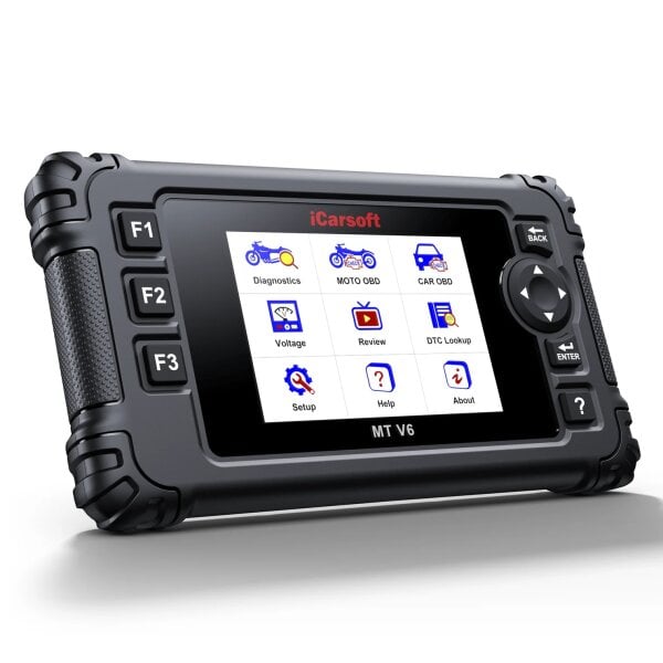iCarsoft MT V6 für Harley Davidson Diagnosegerät OBD Scanner inkl. Adapter + Updates
