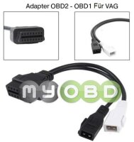 6er OBD-I Adapterset 2x2 für VW BMW Mercedes Sprinter/LT Fiat Opel