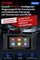 iCarsoft FR V4.0 Profi Diagnosegerät für Französische und Italienische Fahrzeugmarken