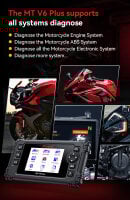 iCarsoft MT V6 Plus für 21 Motorrad Marken Diagnosegerät Service Reset Motor Getriebe ABS