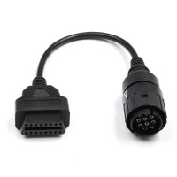 OBD-I Adapter für BMW Motorrad 10-Pin auf OBD-II (K-Lines + CAN-Bus)