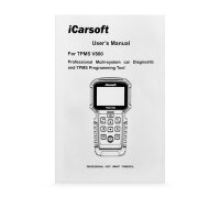 iCarsoft TPMS V800 Diagnosegerät + Reifendrucksensor Programmierung 315/433 MHz