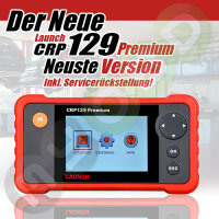 Launch CRP129 Premium Motor Getriebe ABS Airbag Öl Service Bremse etc..