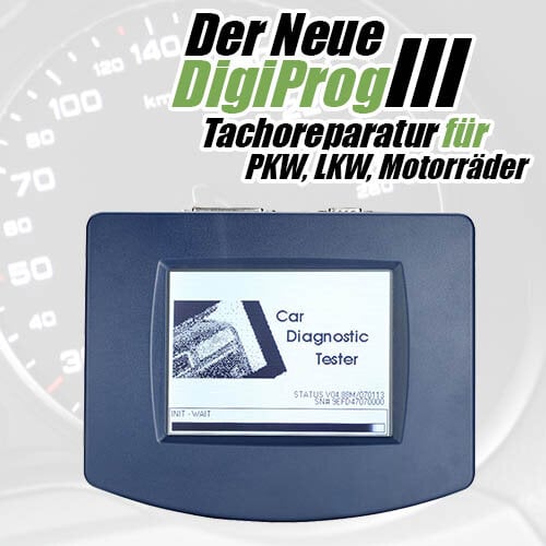 DigiProg III Tacho reparatur Laufleistung anpassen justieren KM