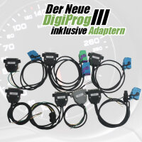 DigiProg III Tacho reparatur Laufleistung anpassen justieren KM