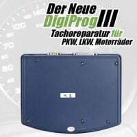 DigiProg III Tacho reparatur Laufleistung anpassen justieren KM