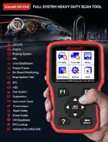 iCarsoft HD V3.0 Profi Diagnosegerät für LKW TRUCK Öl Service Diagnose ABS Airbag etc..