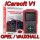 iCarsoft V1 OP für Opel Vauxhall Profi Diagnosegerät OBD Diagnose ABS Airbag uvm.