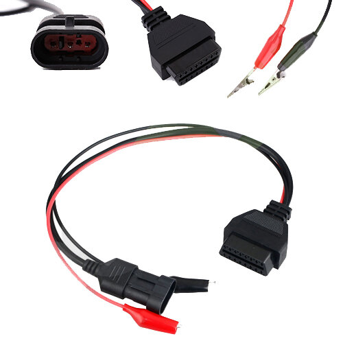 Adapter für Fiat OBD1 3 Pin Plus auf OBD2 16 Pin
