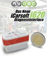 iCarsoft i620 OBD2 Bluetooth für Android, Smartphone & Tablets